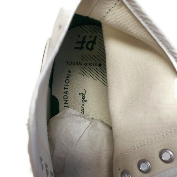 PJ Flyers By New Balance Mens Center Hi Fashion Canvas Sneakers White Size 17 - Picture 4 of 10